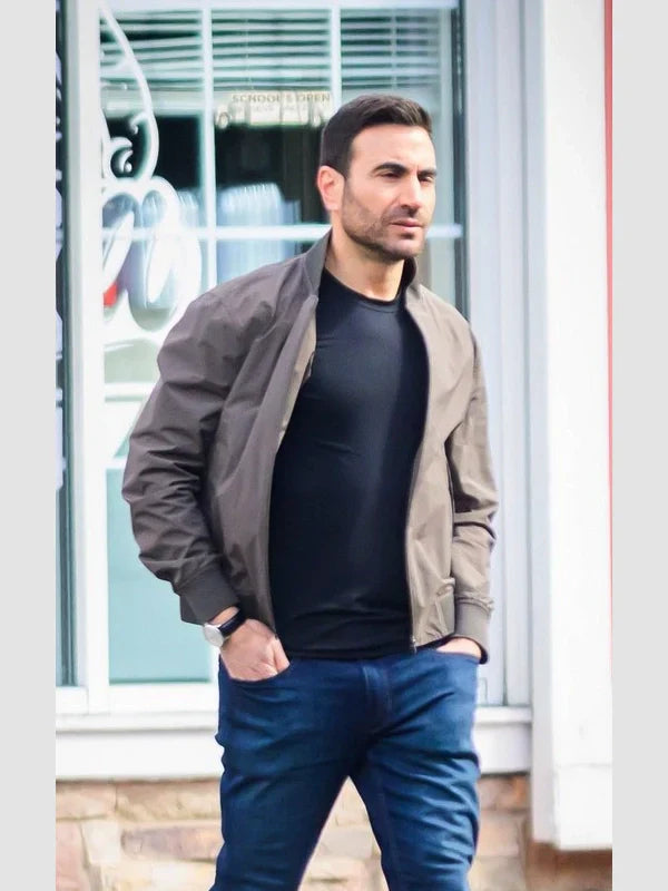 Office Romance Brett Goldstein Brown Bomber Jacket