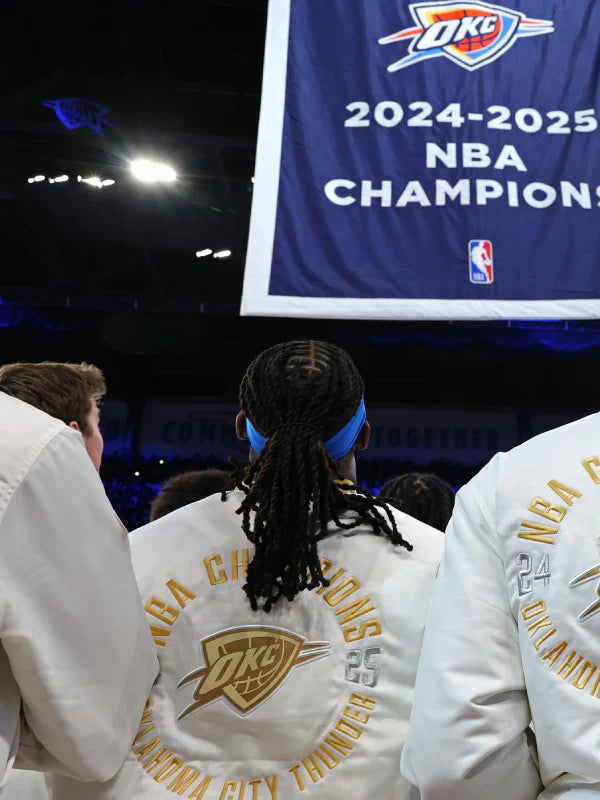 Oklahoma City Thunder Ring Banner Jacket 2025