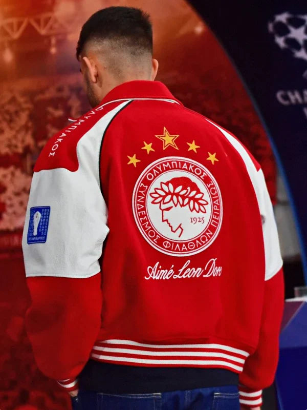 Olympiacos ALD Varsity Jacket Red
