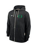 Oregon Ducks Nike 2025 Sideline Standard Issue Dri-FIT Full-Zip Hoodie - Black