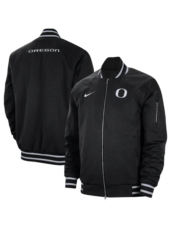 Oregon Ducks Nike Bomber Jacket Black