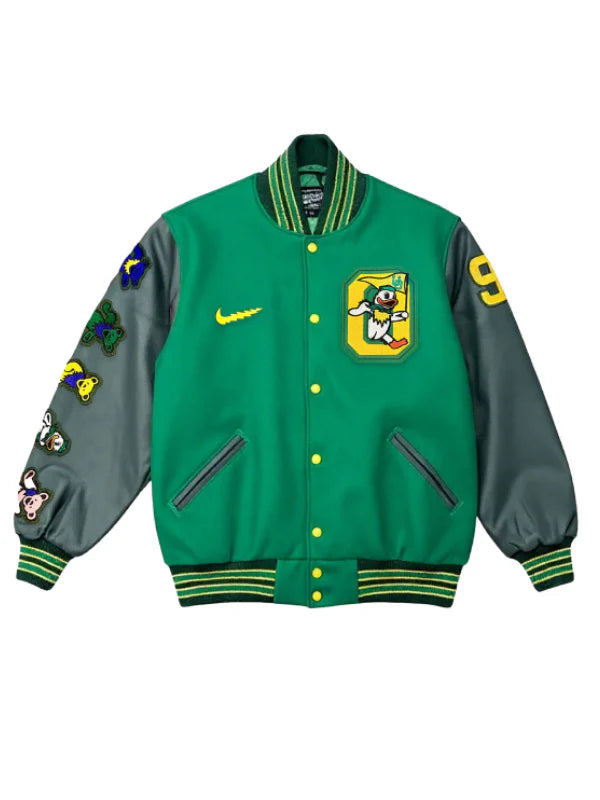 Oregon Nike Grateful Ducks Lettermens Jacket