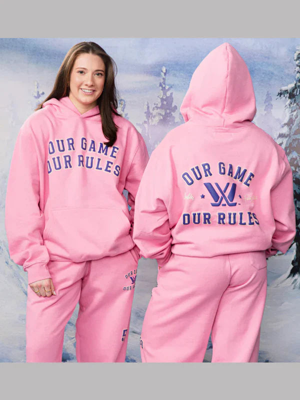 PWHL x Barbie x Peace Collective Hoodie Pink