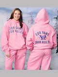 PWHL x Barbie x Peace Collective Hoodie Pink