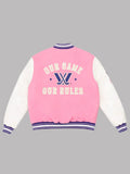 PWHL x Barbie x Peace Collective Letterman Varsity Jacket