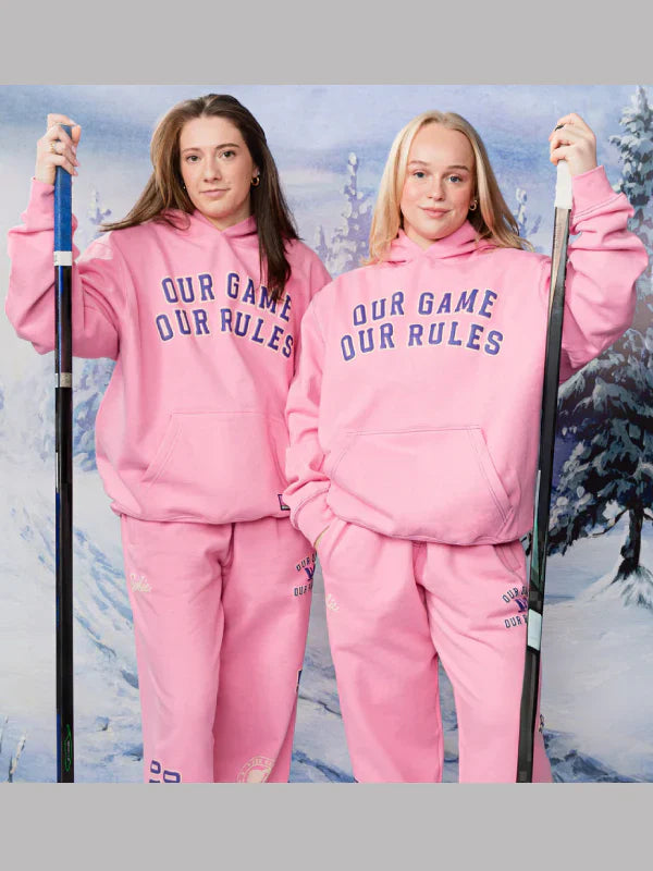 PWHL x Barbie x Peace Collective Pink Hoodie