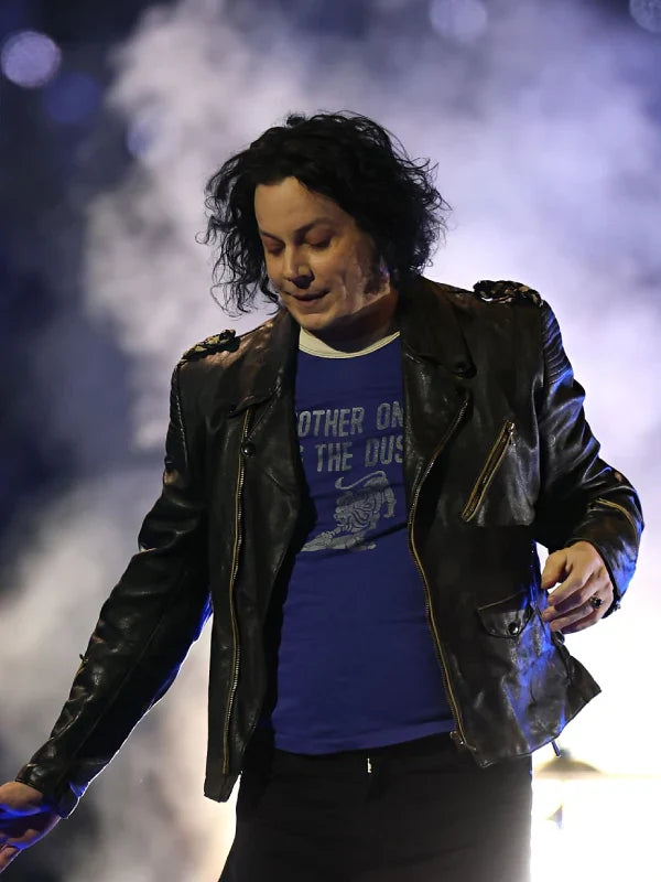 Packers vs Lions Halftime_Show_Jack_White_Black_Leathe