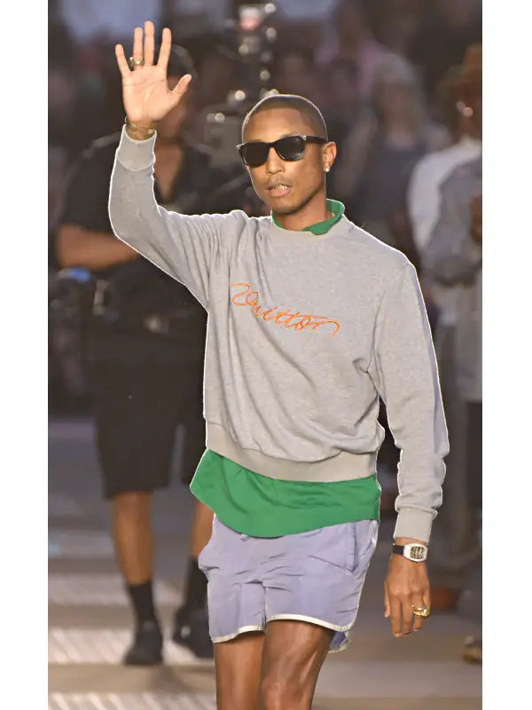 Paris Fashion Week Pharrell Williams Louis Vuitton Sweatshirt