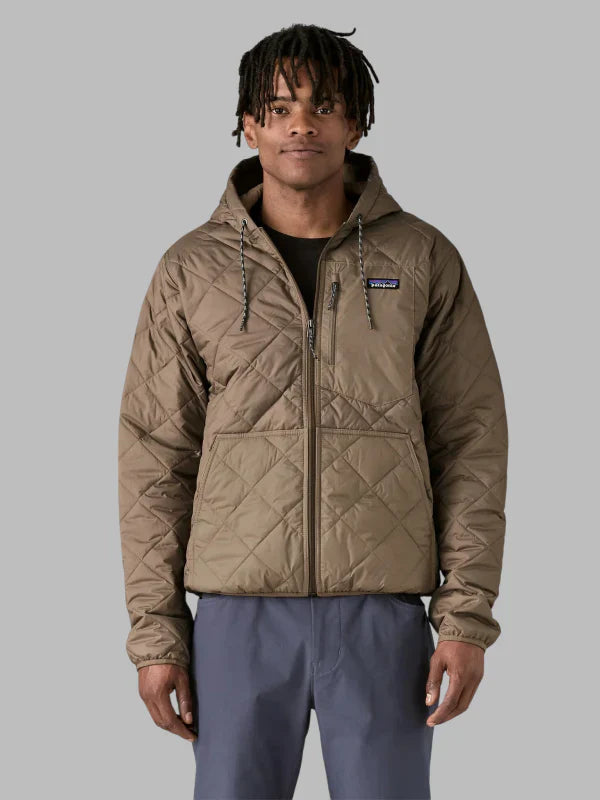 Patagonia Men's Diamond Quilted Bomber Hooded Jacket