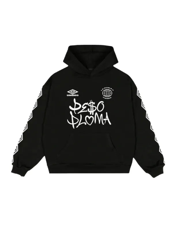 Peso Pluma x Umbro Hoodie Black