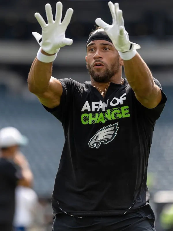 Philadelphia Eagles A Fan of Change T-shirt Black