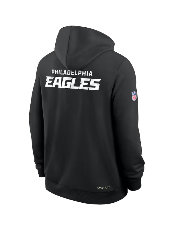 Philadelphia Eagles Nike Black Sideline Initial Home Hoodie