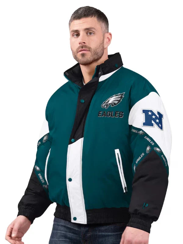 Philadelphia Eagles Pro Player Tape Hooded Jacket