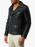 Pietro Black Leather Jacket