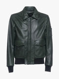 Pilota Men Olive Green Bomber Jacket