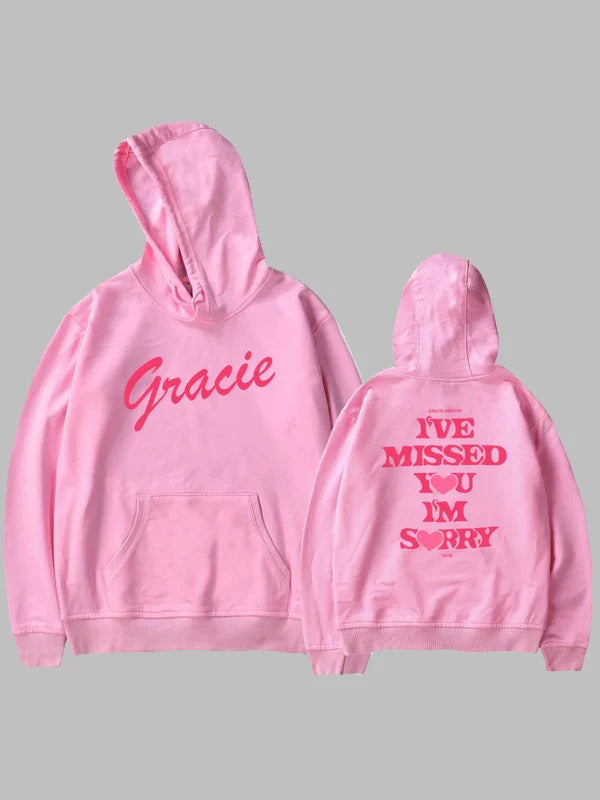 Pink Gracie Abrams Hoodie