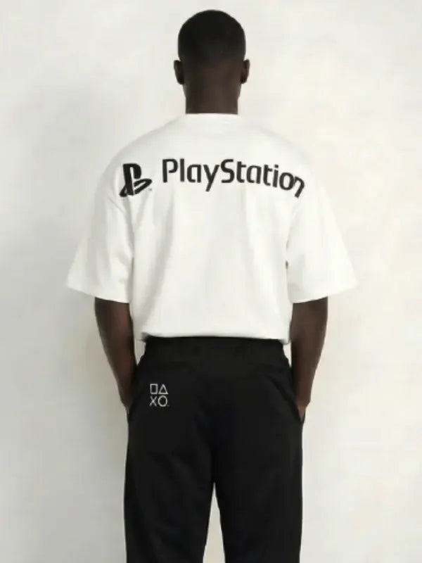 Playstation x Wind and Sea Panel T-shirt White