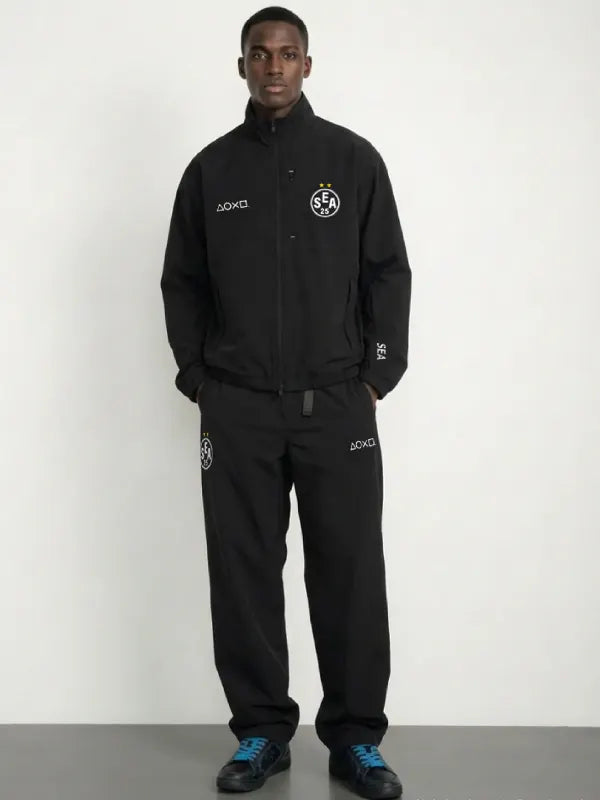 Playstation x Wind and Sea Tech Jacket Black