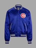 Polo Ralph Lauren Cubs Satin Jacket Blue
