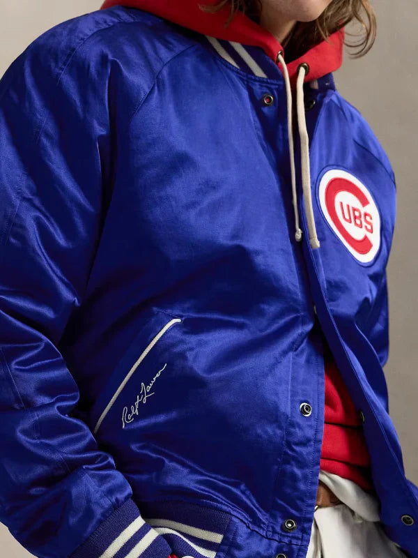 Polo Ralph Lauren Cubs Varsity Jacket Blue