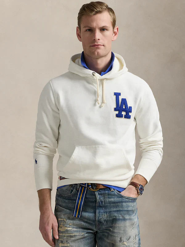 Polo Ralph Lauren Dodgers Fleece Hoodie White