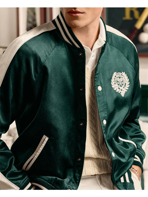 Polo Ralph Lauren x Wimbledon Green Bomber Jacket