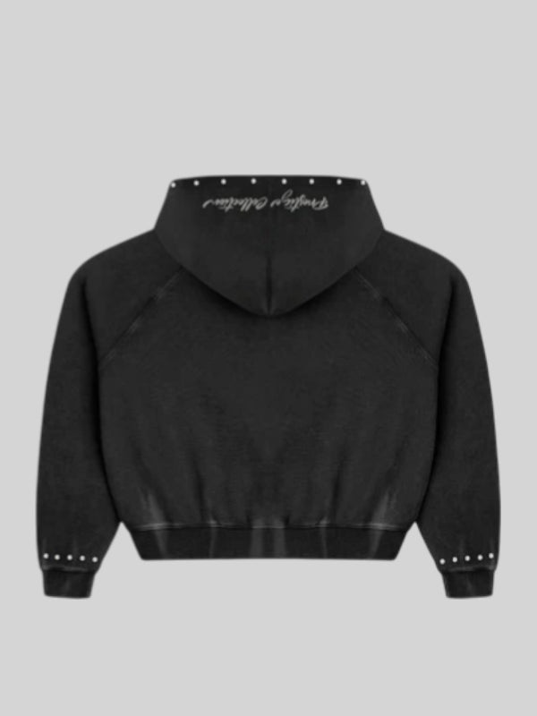 Prestige Angel Zip-Up Hoodie Black