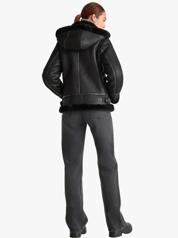 Quince 100% Shearling Cold Weather Jacket