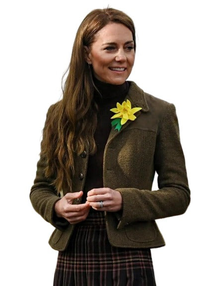 Ralph Lauren Kate Middleton Tweed Jacket Brown