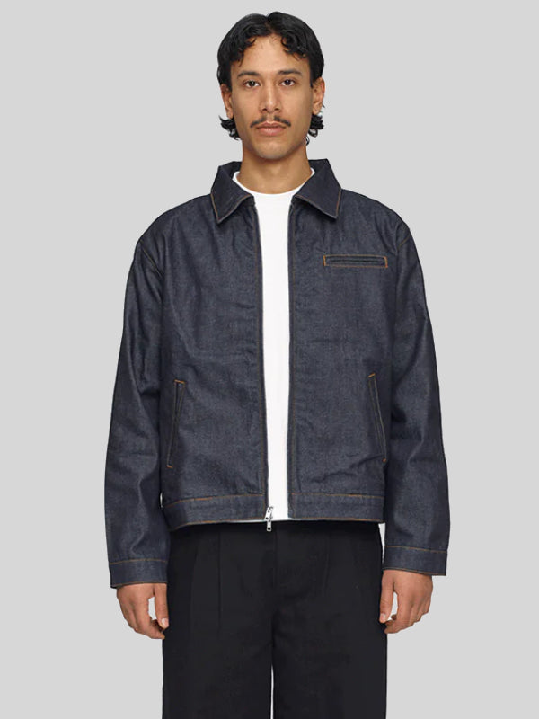 Mutimer Raw Denim Workwear Jacket Blue – Walter Jackets
