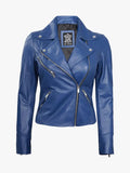 Real Lambskin Leather Moto Jacket