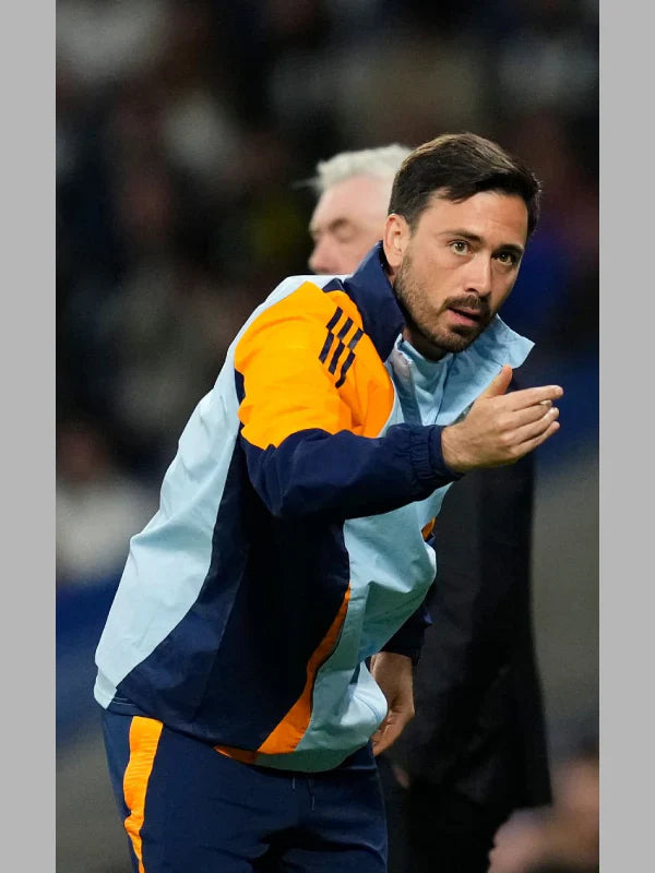 Real Madrid Adidas Training Presentation Jacket-Blue