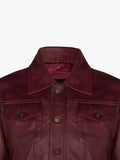 Retro Leather Trucker Jacket Constantine