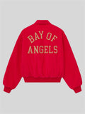 Rhude Bay Of Angels Corduroy Jacket Red