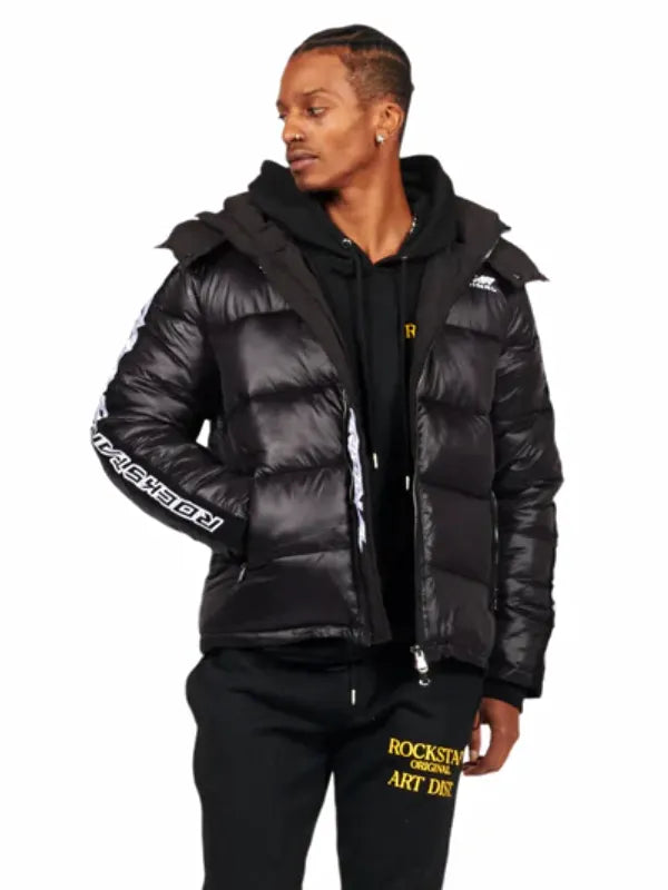 Rockstar Black Puffer Jacket