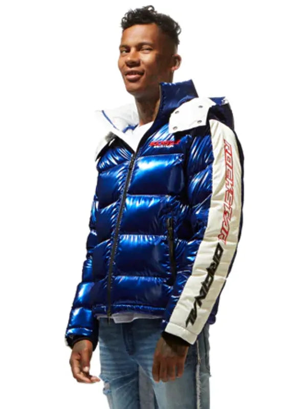 Rockstar Blue Puffer Jacket