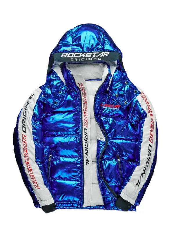 Rockstar Puffer Jacket Blue