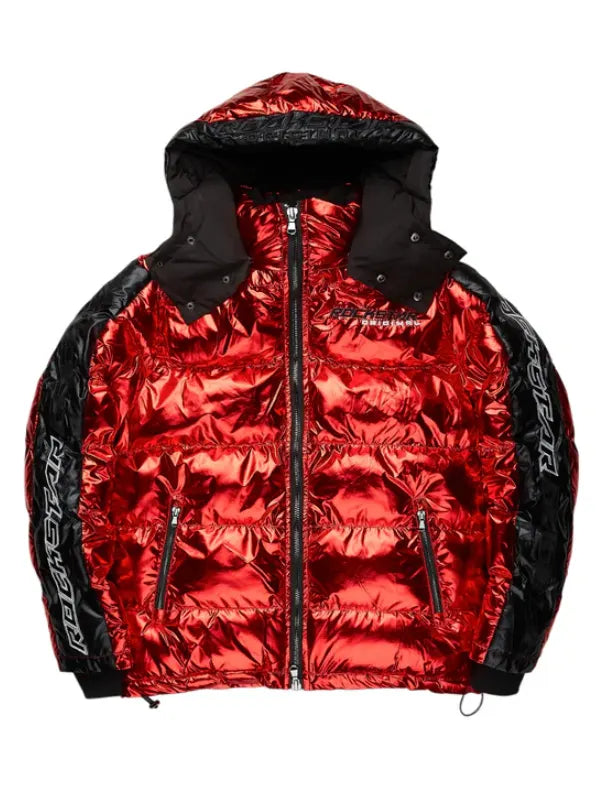 Rockstar Puffer Jacket Red