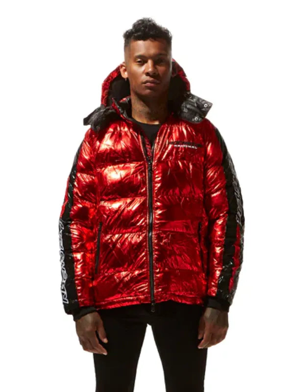 Rockstar Red Puffer Jacket
