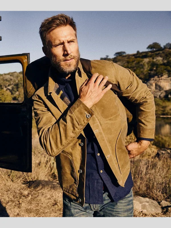 Rogue Territory Supply Jacket Waxed Canvas Ridgeline Tan
