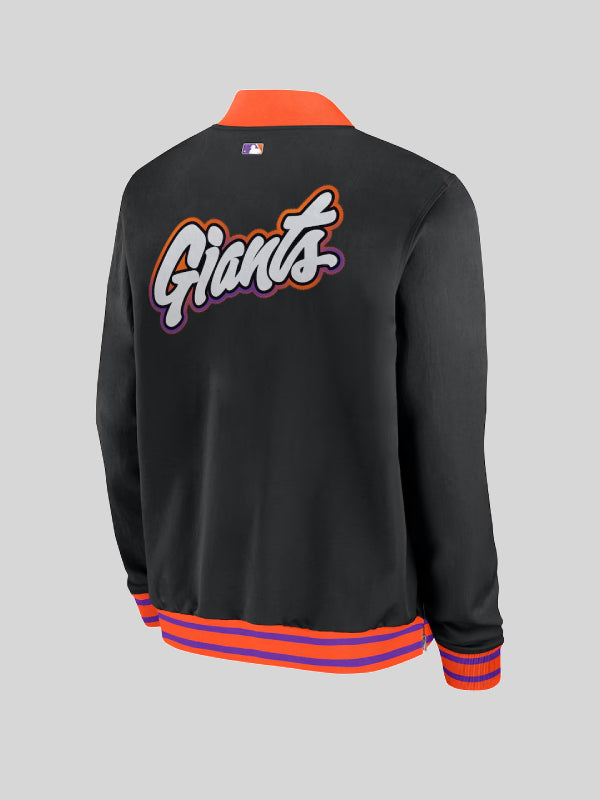 SF Giants Nike Black 2025 City Connect Bomber Jacket
