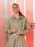 Sabrina Ionescu Brown Cropped Jacket Nike