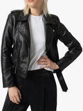 Saint and Sofia Luther Black Leather Jacket