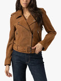 Saint and Sofia Luther Suede Leather Jacket