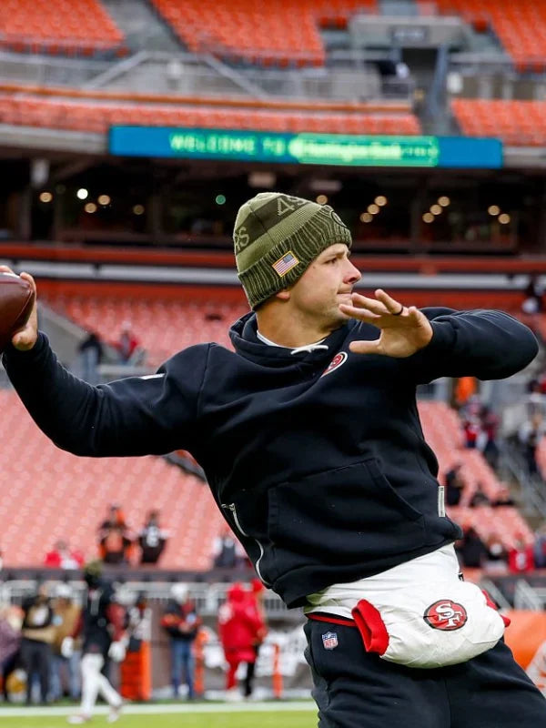 San Francisco 49ers Black Sideline Hoodie