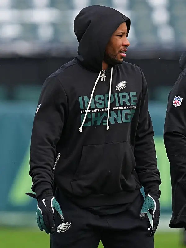 Saquon Barkley Inspire Change Eagles Hoodie 2025