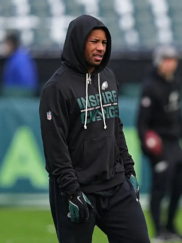 Saquon Barkley Philadelphia Eagles Inspire Change Hoodie 2025