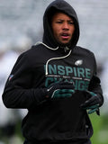 Saquon Barkley Philadelphia Eagles Make a Change Hoodie 2025