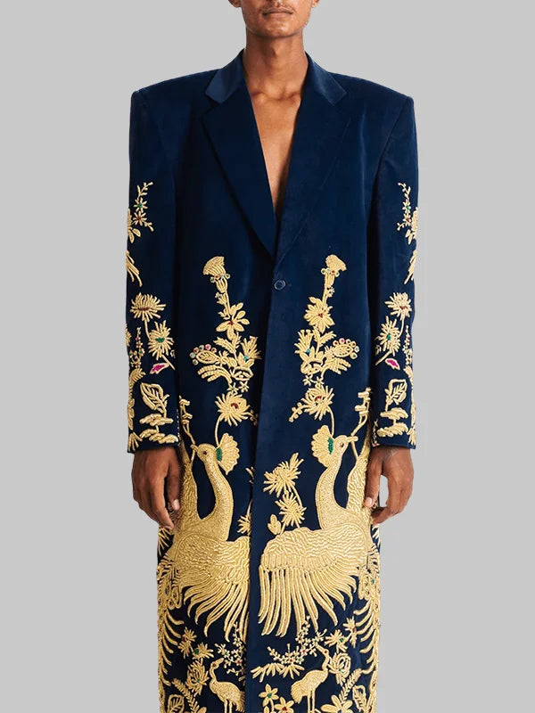 Seth Rollins Peacock Long Coat