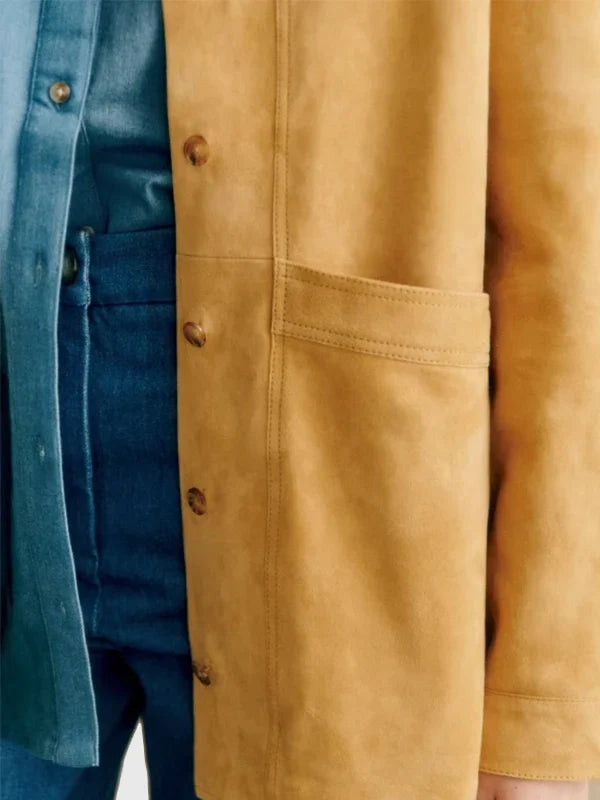 Sezane-Will-Jacket-Mustard